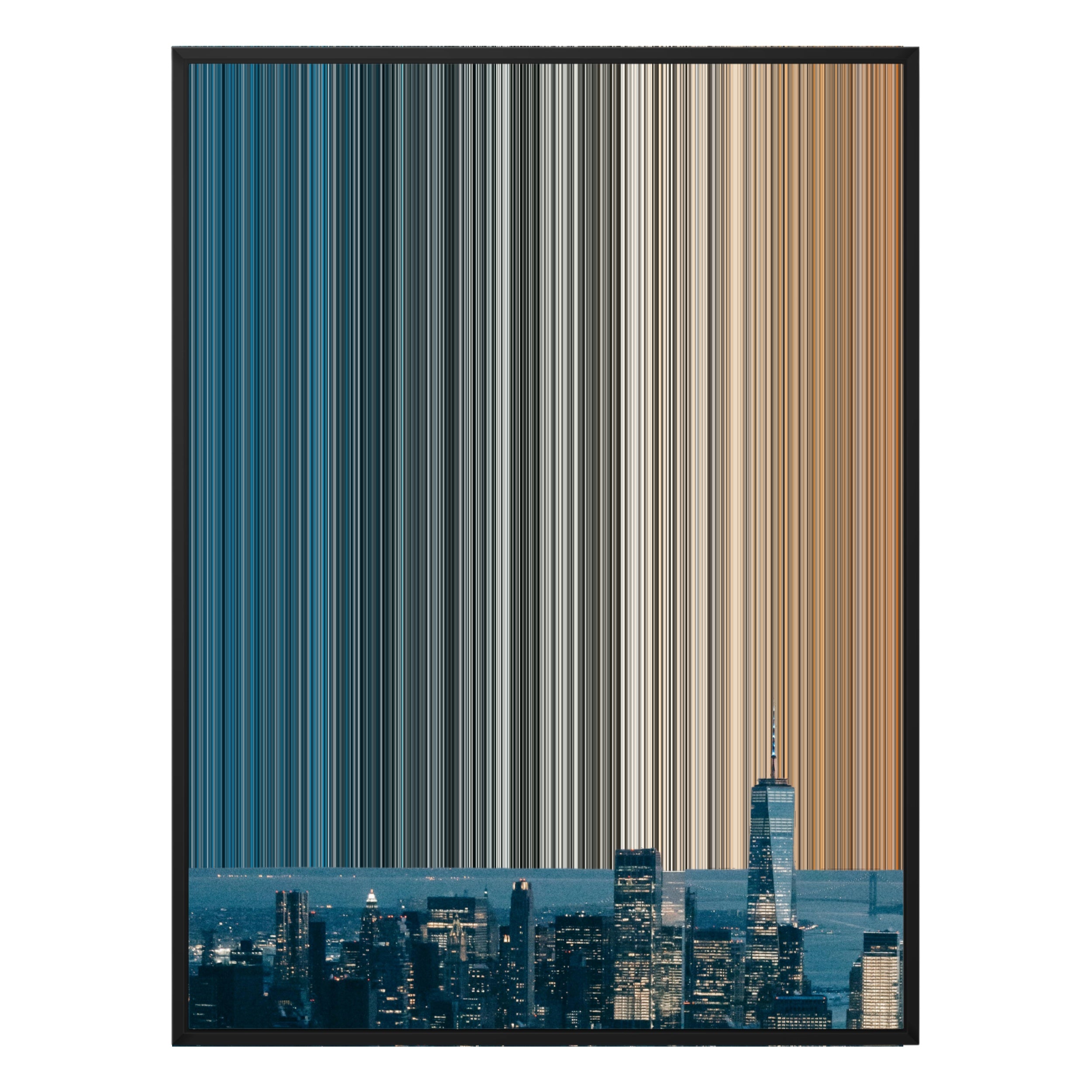 36×32" Framed Canvas - Black Frame variant