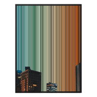 36×32" Framed Canvas - Black Frame variant