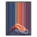 36×32" Framed Canvas - Black Frame variant