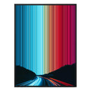 36×32" Framed Canvas - Black Frame variant