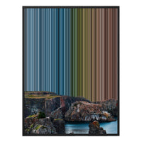 36×32" Framed Canvas - Black Frame variant