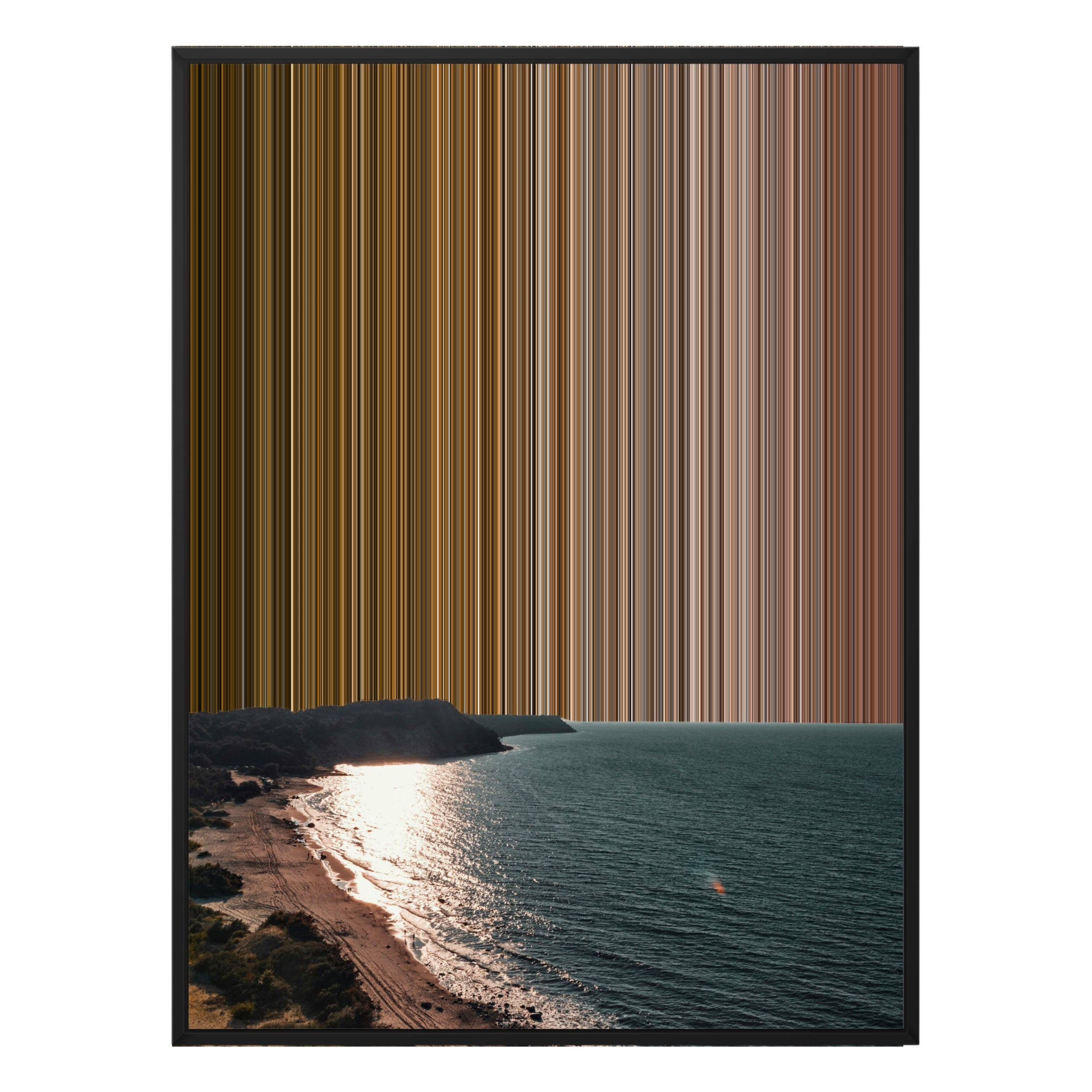 36×32" Framed Canvas - Black Frame variant