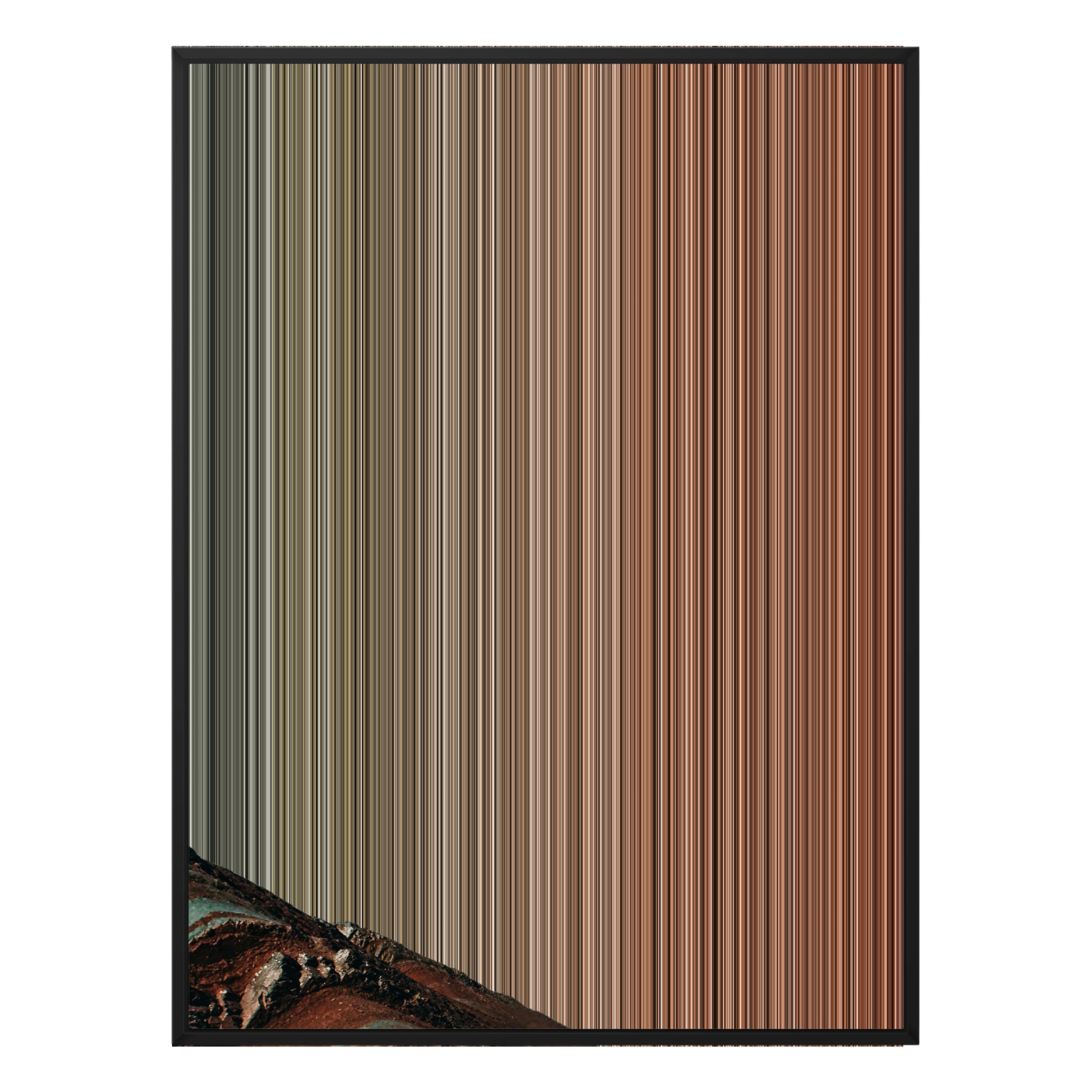 36×32" Framed Canvas - Black Frame variant