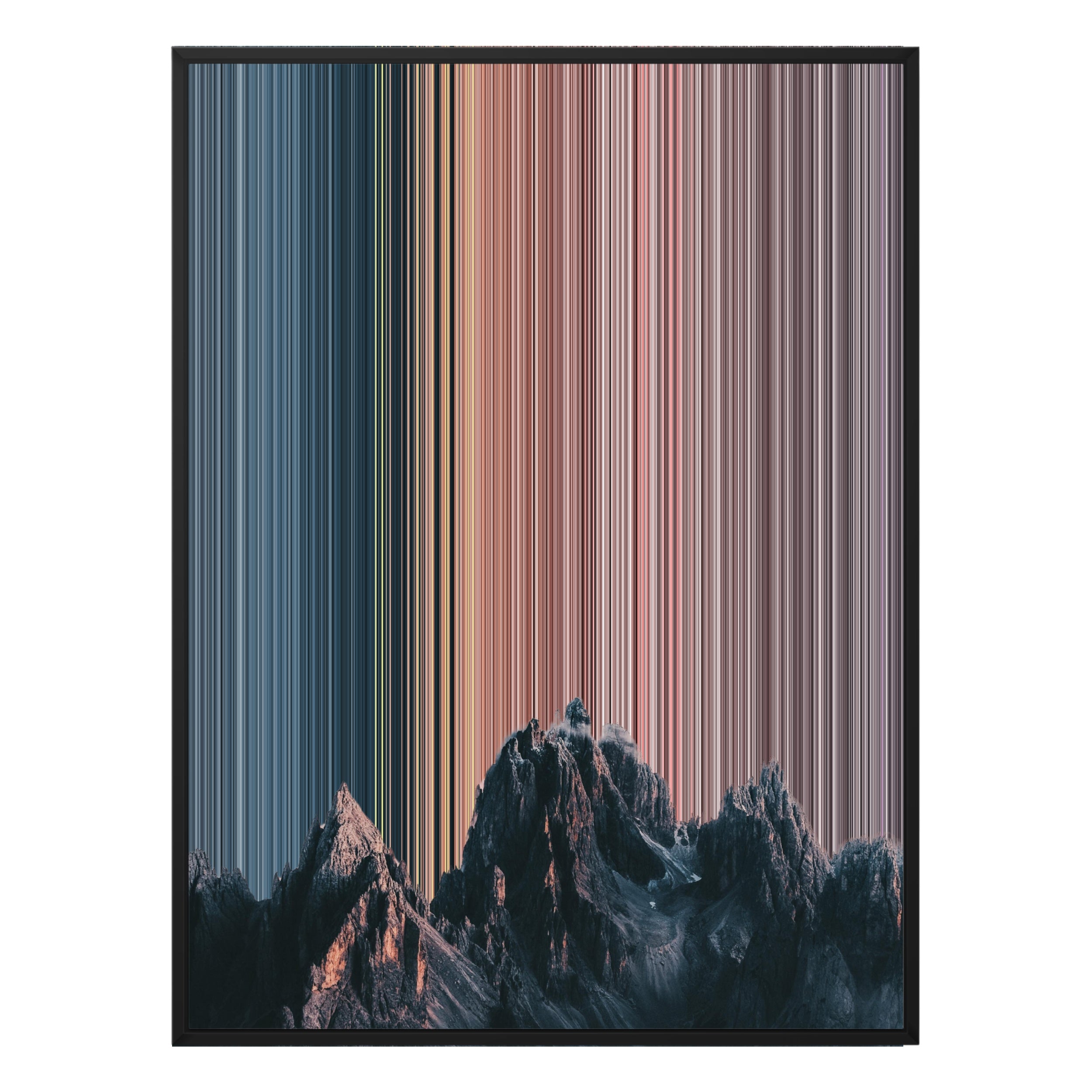 36×32" Framed Canvas - Black Frame variant