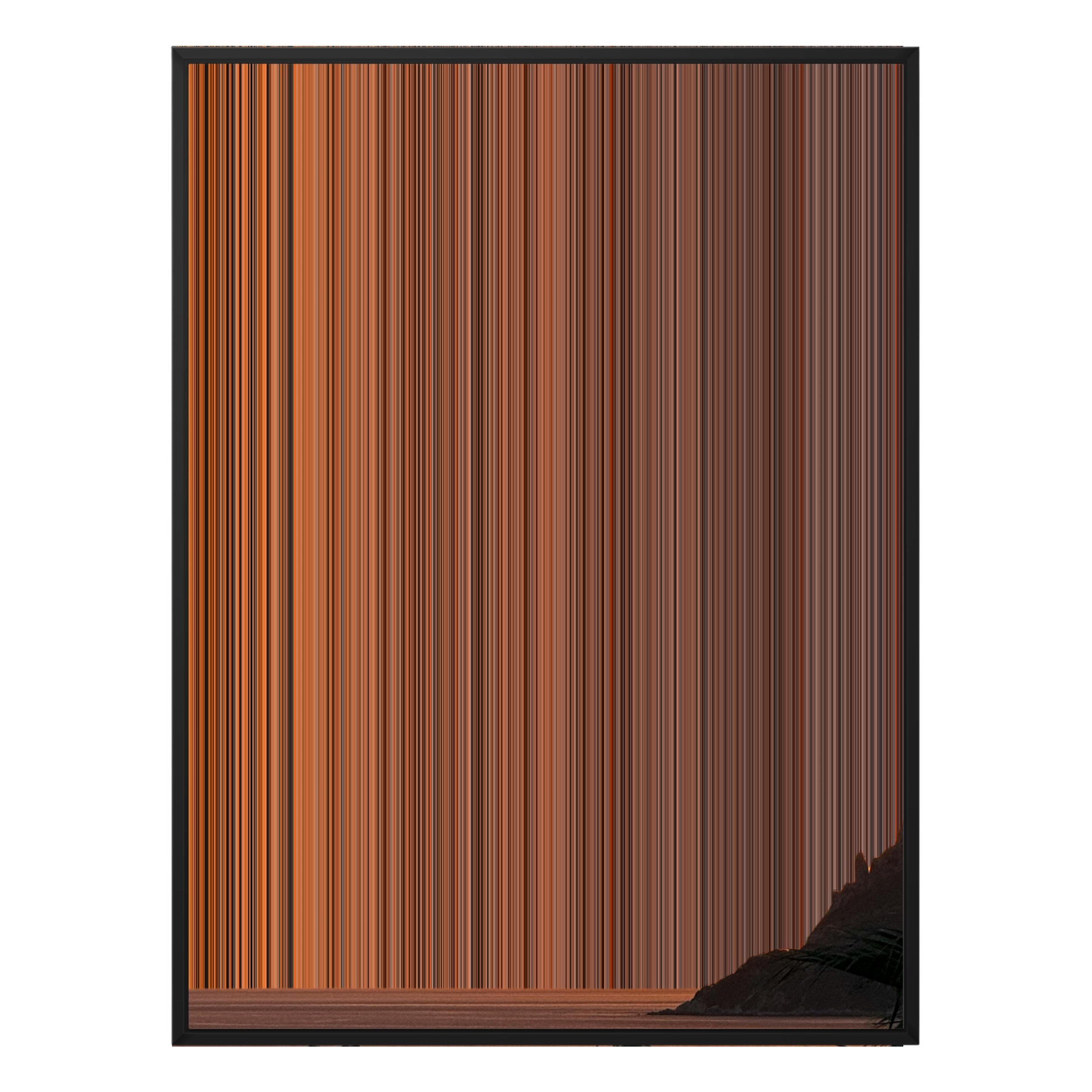 36×32" Framed Canvas - Black Frame variant