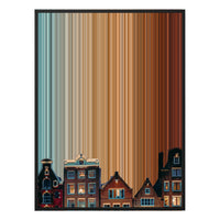 36×32" Framed Canvas - Black Frame variant