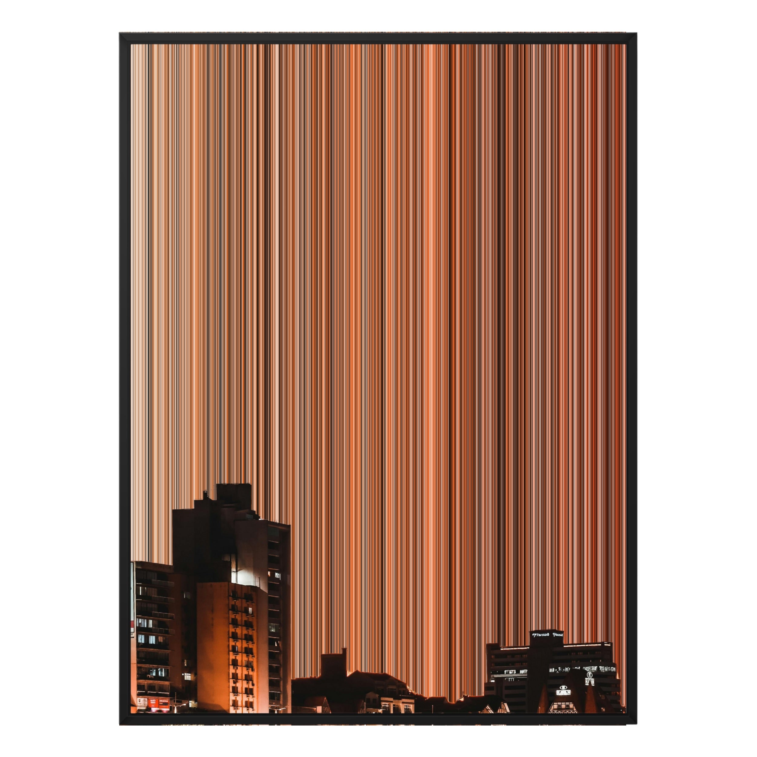 36×32" Framed Canvas - Black Frame variant