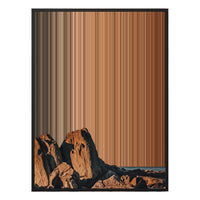 36×32" Framed Canvas - Black Frame variant