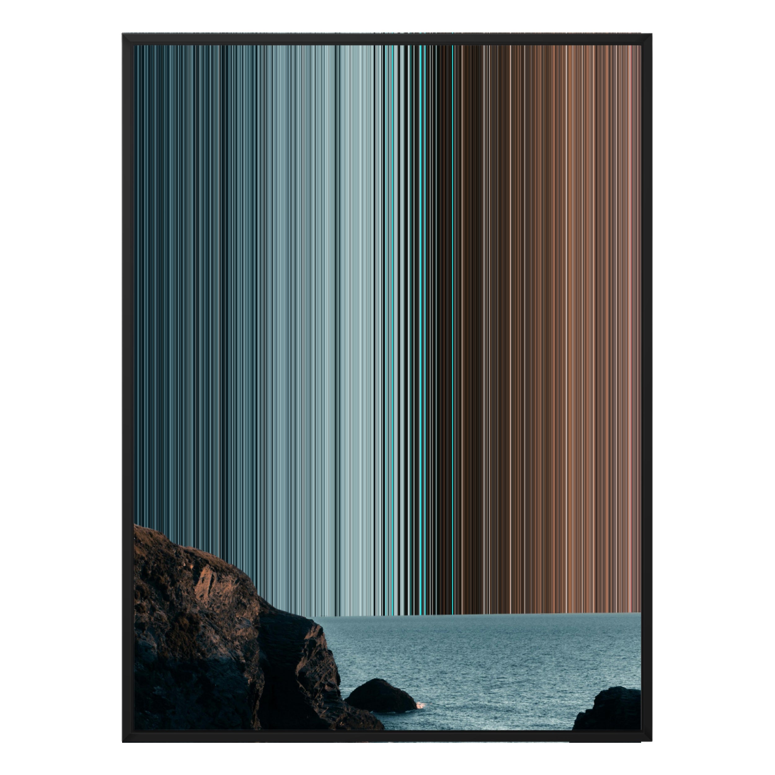 36×32" Framed Canvas - Black Frame variant