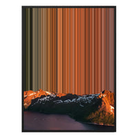 36×32" Framed Canvas - Black Frame variant