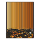 36×32" Framed Canvas - Brown Frame variant