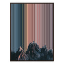 36×32" Framed Canvas - Brown Frame variant