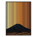 36×32" Framed Canvas - Brown Frame variant