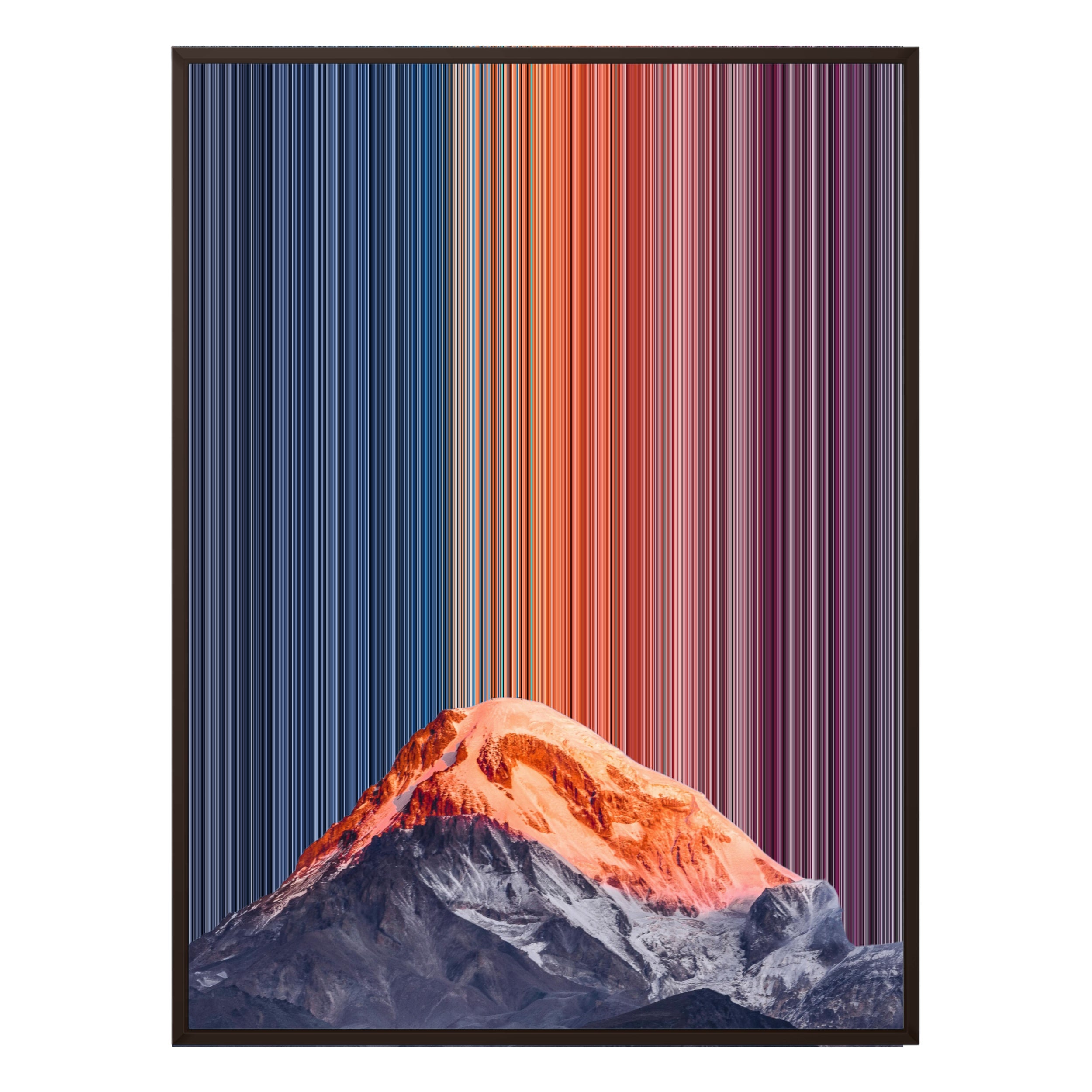 36×32" Framed Canvas - Brown Frame variant