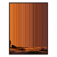 36×32" Framed Canvas - Brown Frame variant