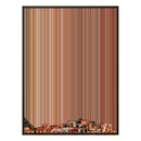 36×32" Framed Canvas - Brown Frame variant