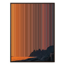 36×32" Framed Canvas - Brown Frame variant