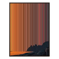 36×32" Framed Canvas - Brown Frame variant