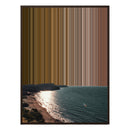 36×32" Framed Canvas - Brown Frame variant