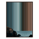 36×32" Framed Canvas - Brown Frame variant