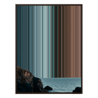 36×32" Framed Canvas - Brown Frame variant