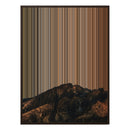 36×32" Framed Canvas - Brown Frame variant