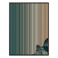 36×32" Framed Canvas - Brown Frame variant