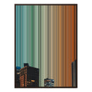 36×32" Framed Canvas - Brown Frame variant