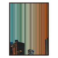 36×32" Framed Canvas - Brown Frame variant