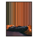 36×32" Framed Canvas - Brown Frame variant