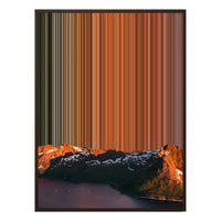 36×32" Framed Canvas - Brown Frame variant