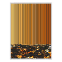 36×32" Framed Canvas - White Frame variant