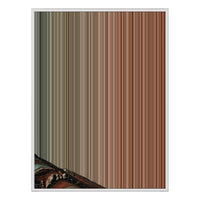 36×32" Framed Canvas - White Frame variant