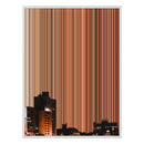 36×32" Framed Canvas - White Frame variant