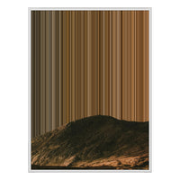 36×32" Framed Canvas - White Frame variant