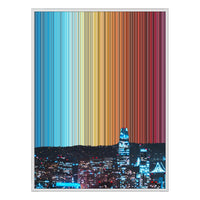 36×32" Framed Canvas - White Frame variant