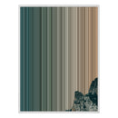 36×32" Framed Canvas - White Frame variant