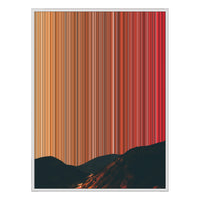 36×32" Framed Canvas - White Frame variant