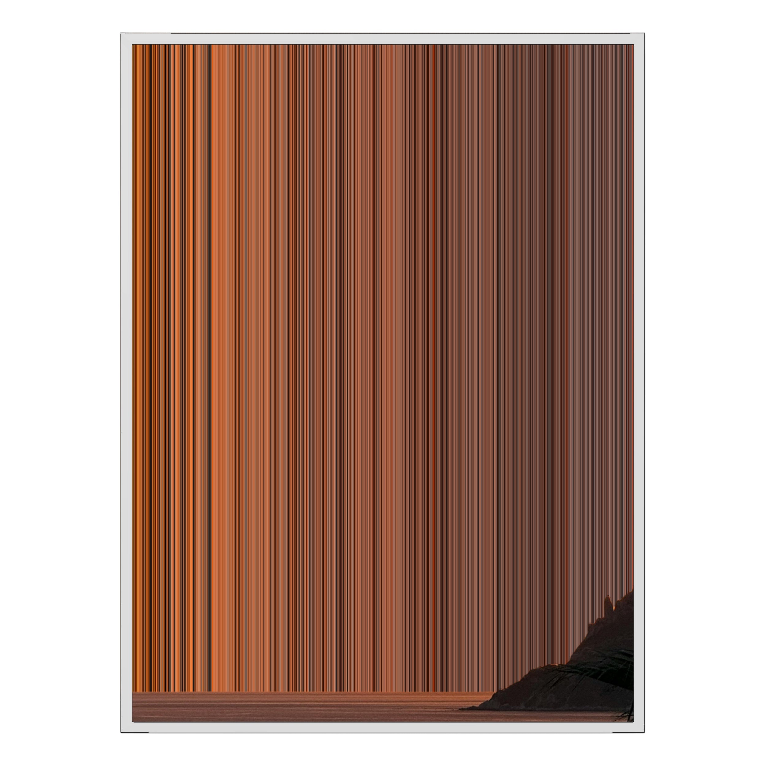 36×32" Framed Canvas - White Frame variant