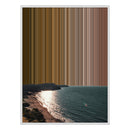 36×32" Framed Canvas - White Frame variant