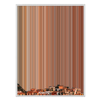 36×32" Framed Canvas - White Frame variant