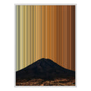 36×32" Framed Canvas - White Frame variant