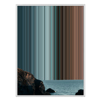 36×32" Framed Canvas - White Frame variant