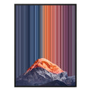 38×38" Framed Canvas - Black Frame variant