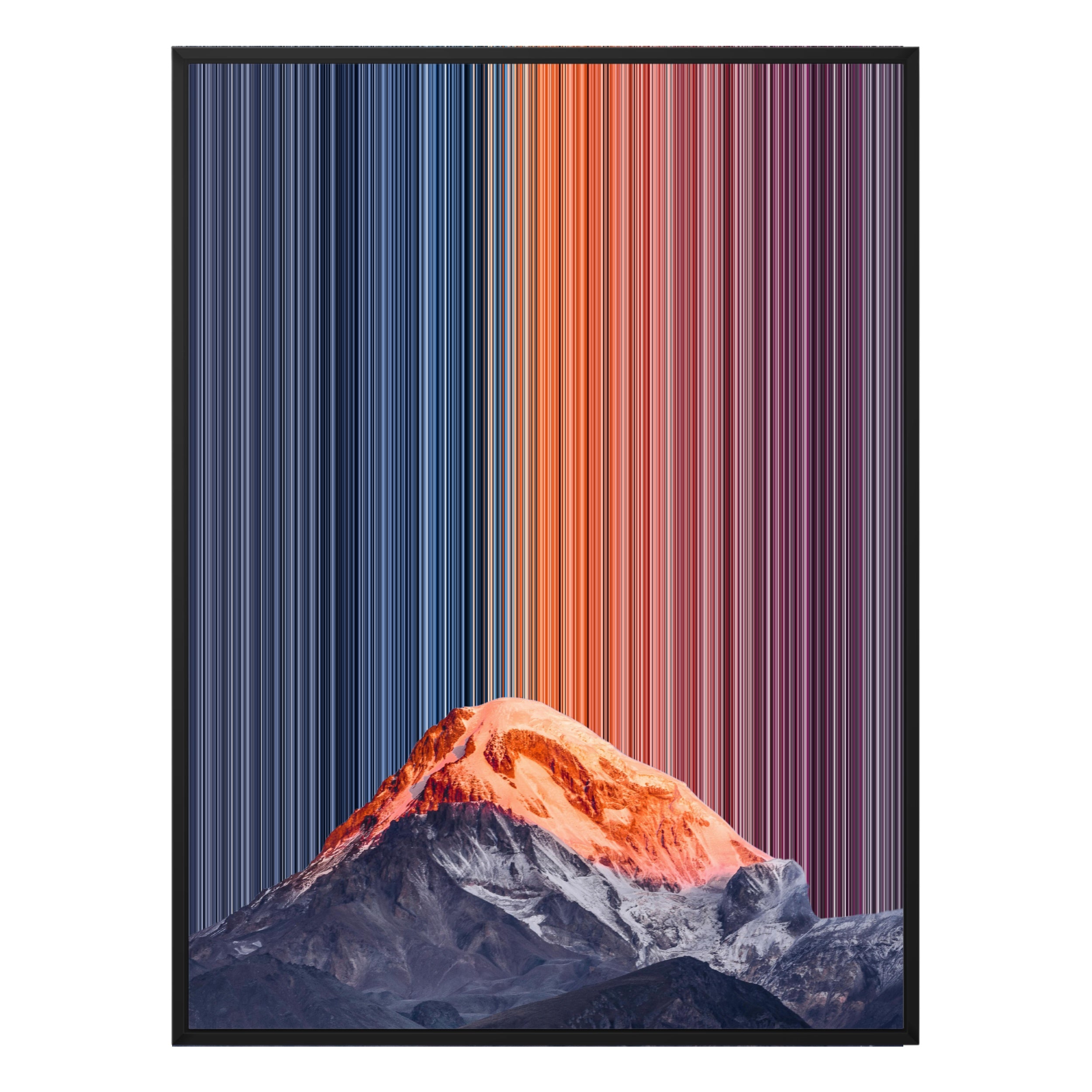 38×38" Framed Canvas - Black Frame variant