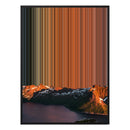 38×38" Framed Canvas - Black Frame variant