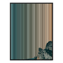 38×38" Framed Canvas - Black Frame variant