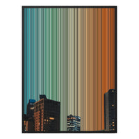 38×38" Framed Canvas - Black Frame variant