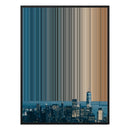 38×38" Framed Canvas - Black Frame variant