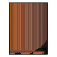 38×38" Framed Canvas - Black Frame variant